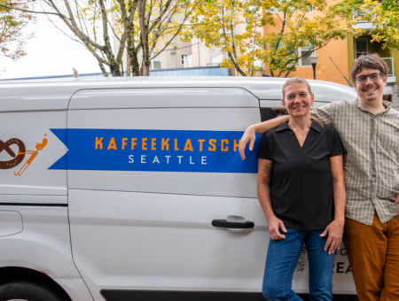 Kaffeeklatsch Seattle owners Justus Jessen and Annette Heide-Jessen