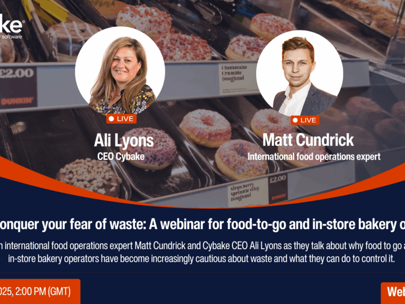 Image of ad banner advertising How to conquer your fear of waste webinar