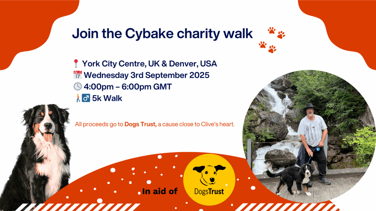 Cybake team to host memorial charity walk in honour of beloved colleague Clive Carlyon
