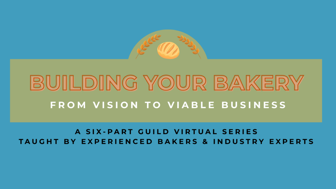 Logo for Building Your Bakery set of webinars