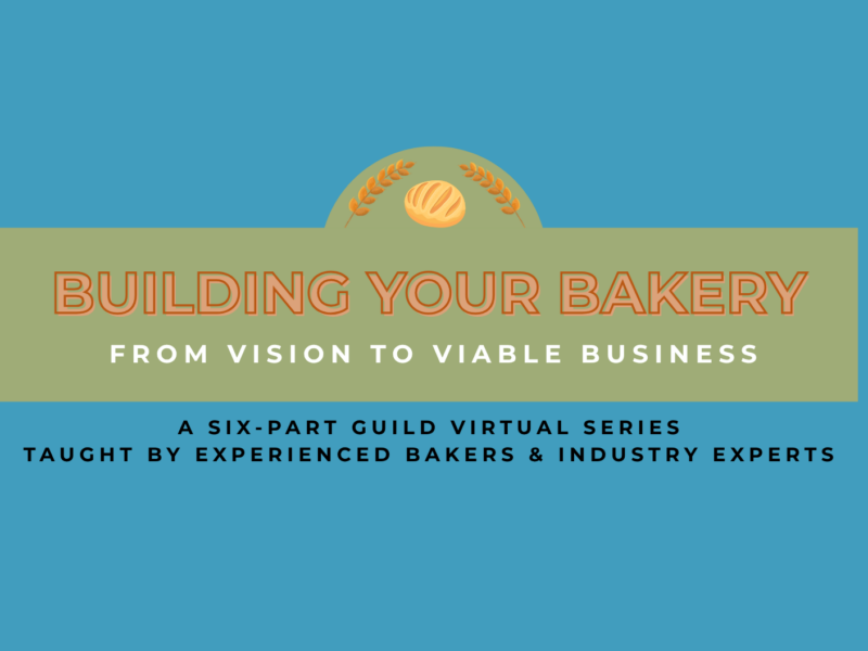 Logo for Building Your Bakery set of webinars