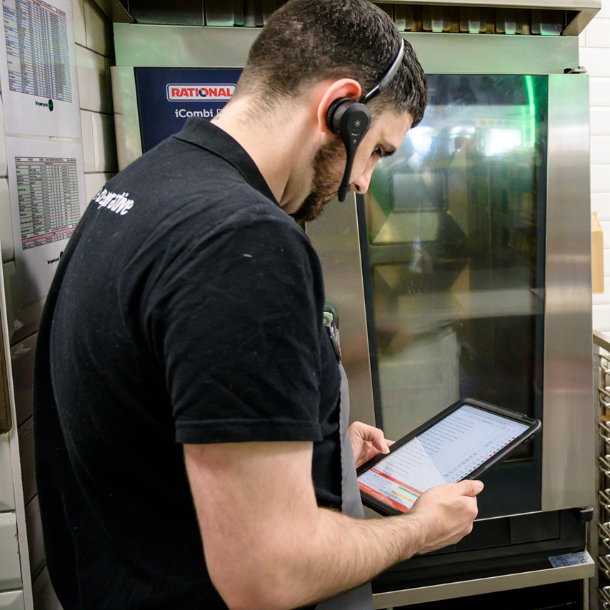 Cybake ISB being used in a store kitchen